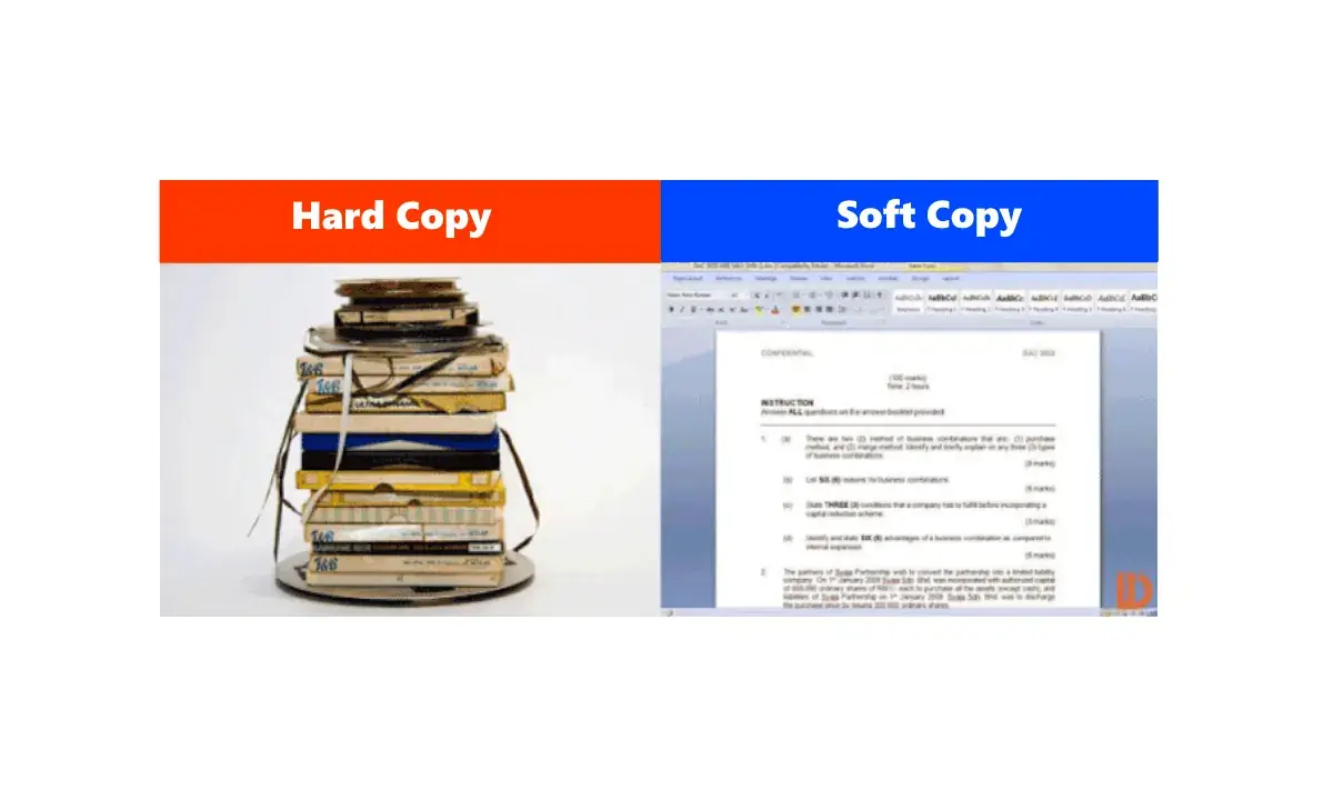 Soft copy और hard copy क्या है?